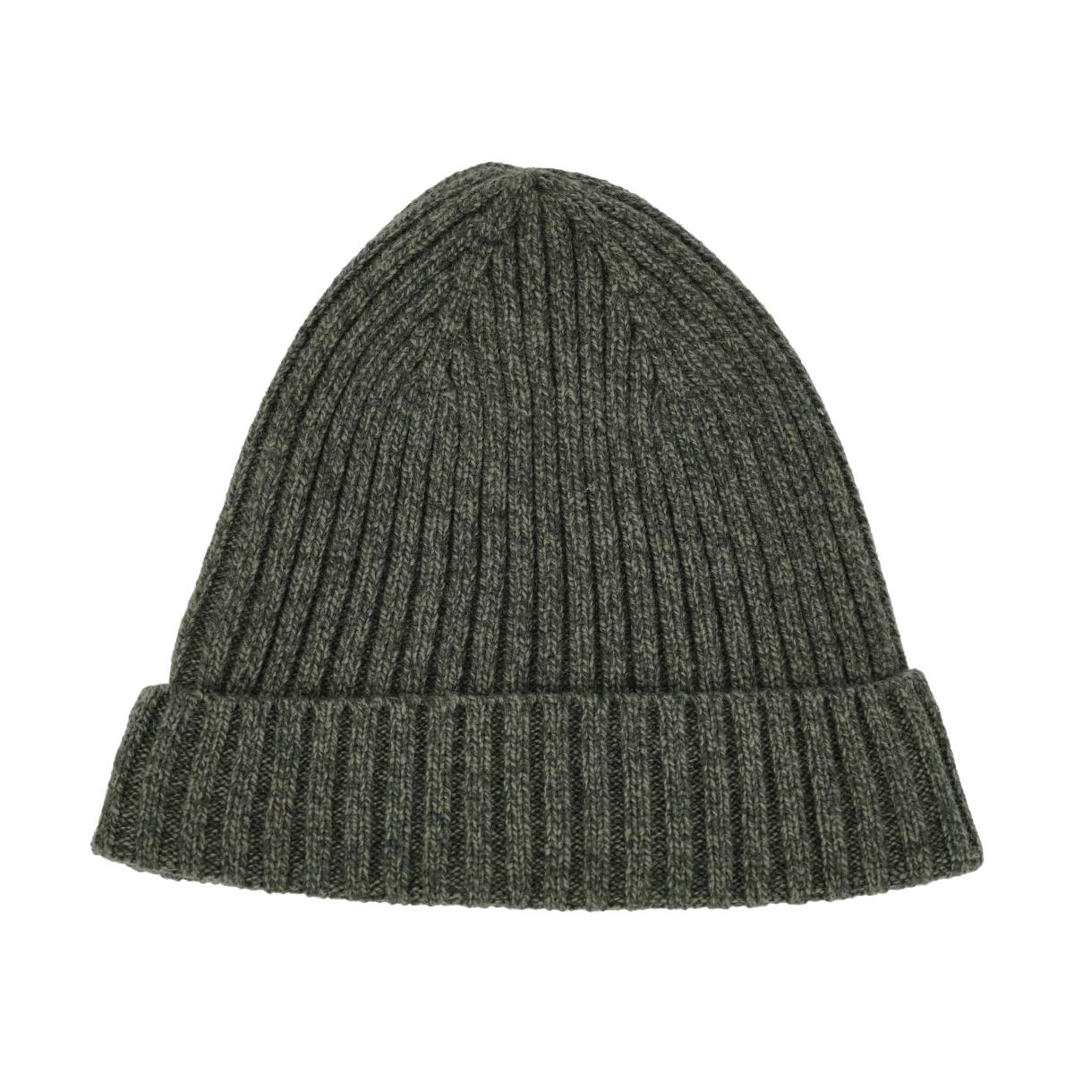 Asivik Knitted Heavy Wool Strikhue (Olive)