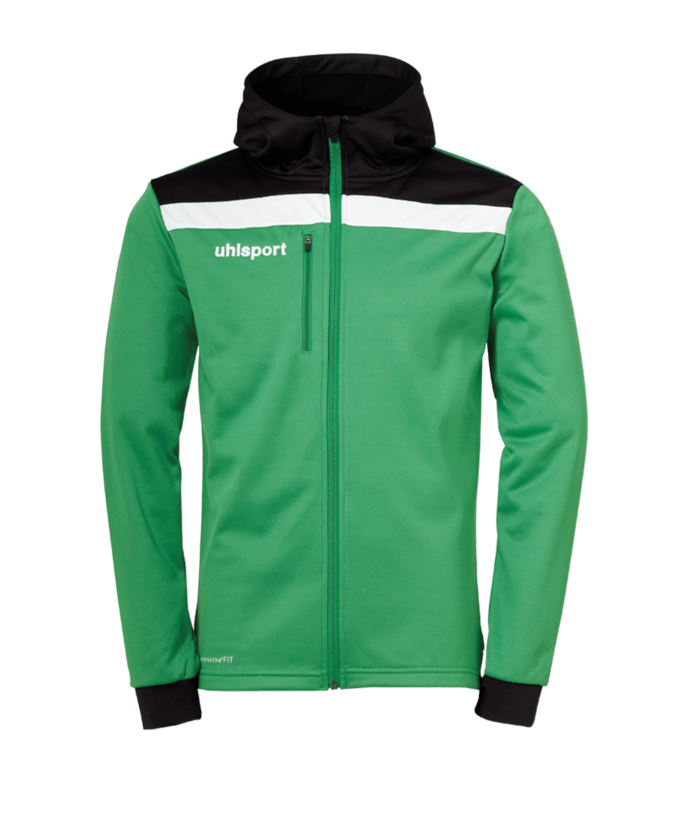 uhlsport Offense 23 Kapuzenjacke Kids Grün F06