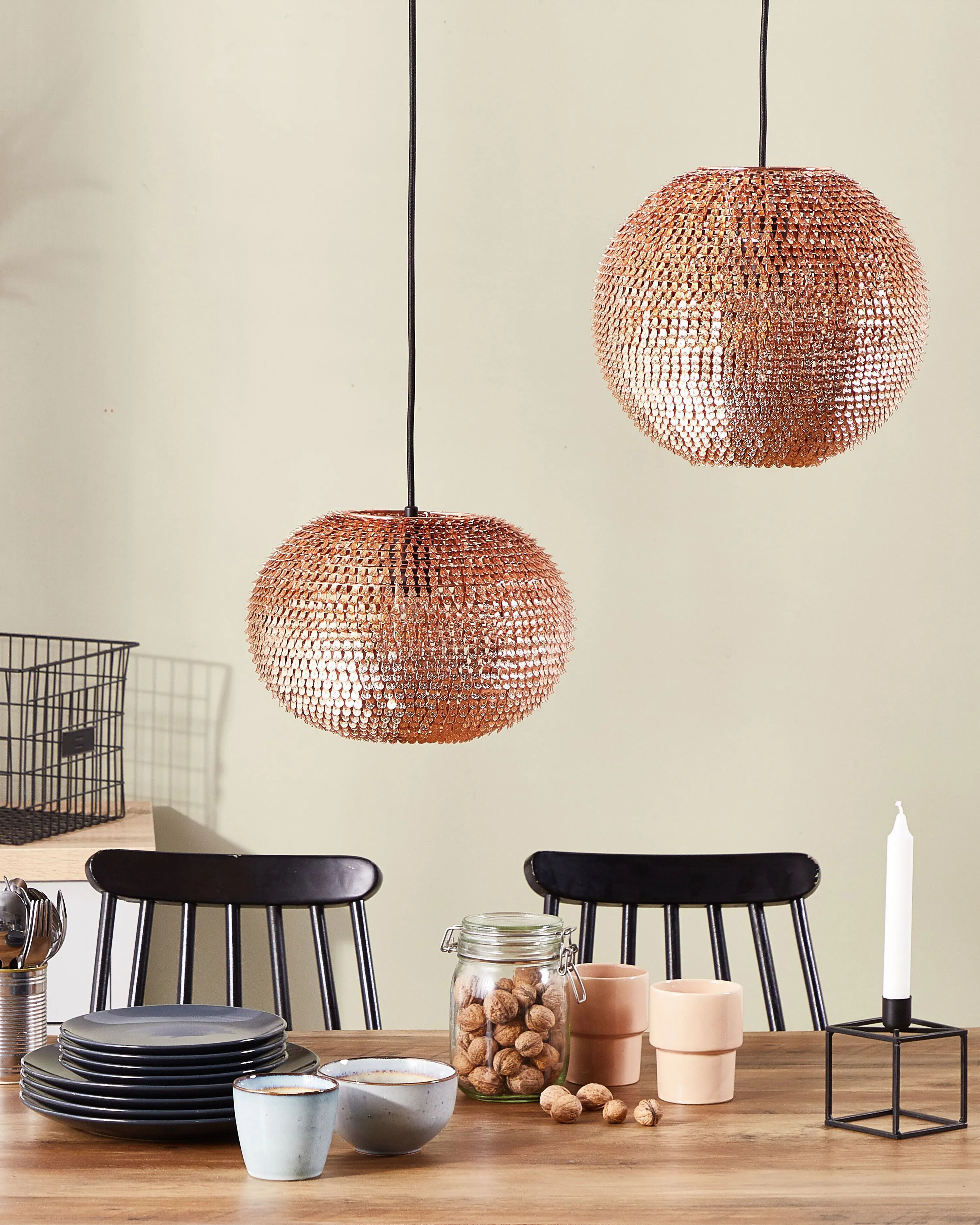 Hanglamp SEINE Metaal Koper