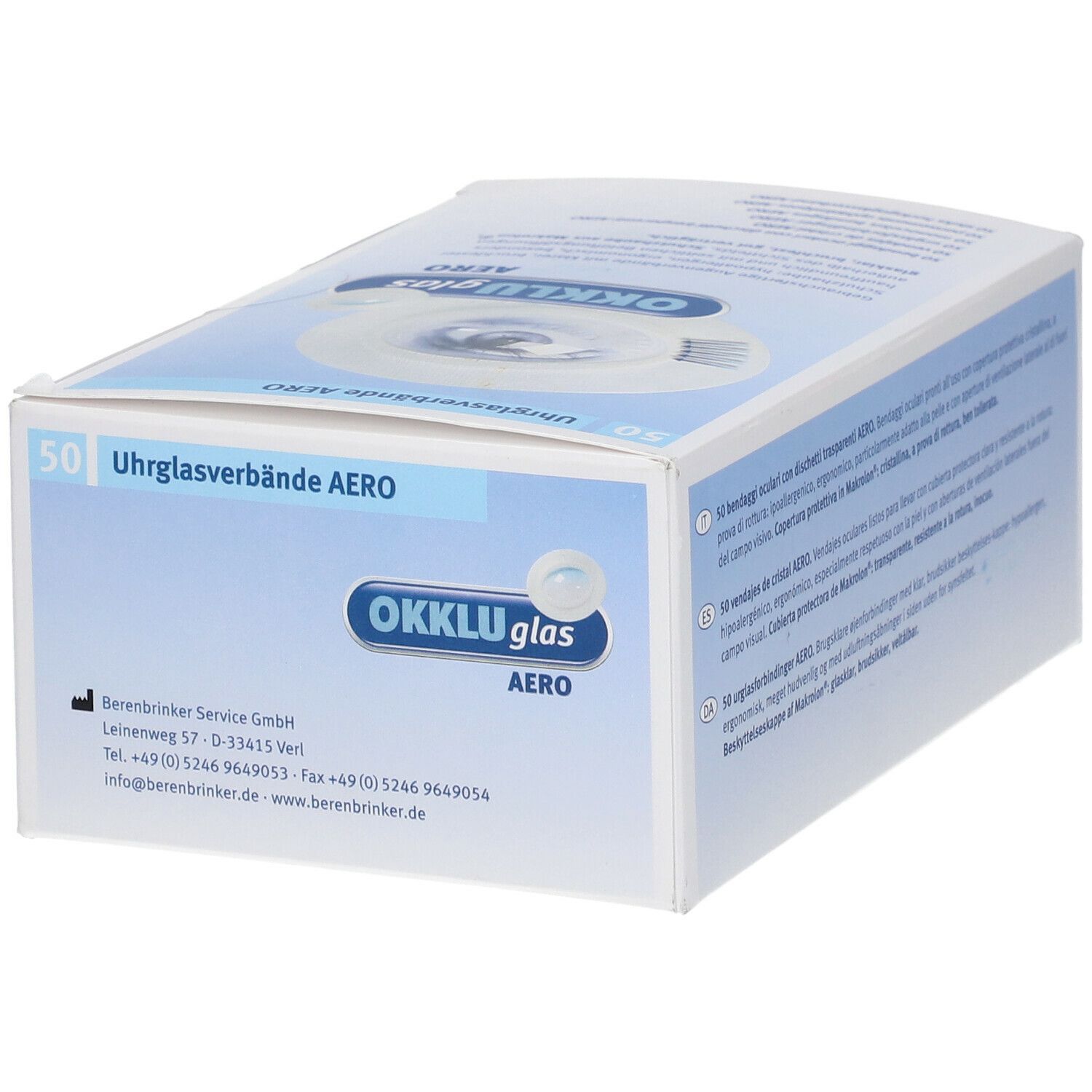 OKKLUglas AERO Uhrglasverband