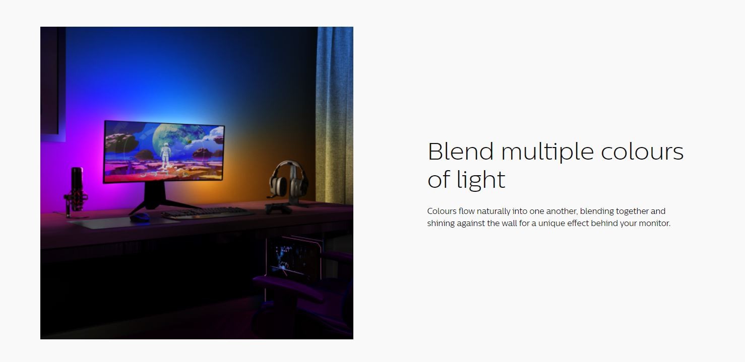 Philips Hue - Gaming Gradient PC strip 3x 24 27 inch EU SK - Bridge
