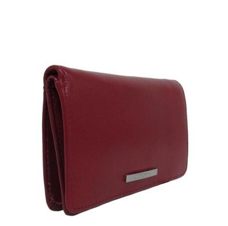 Claudio Ferrici Classico Zipwallet Red