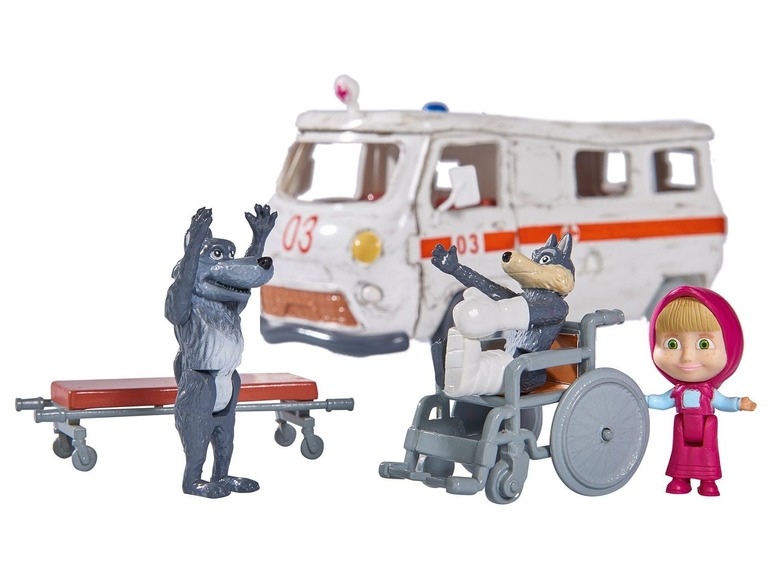 Masha en de beer ambulance speelset