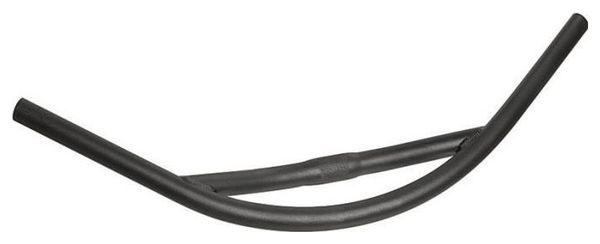 guidon de trekking avec tube double 630 mm 34 degrés noir