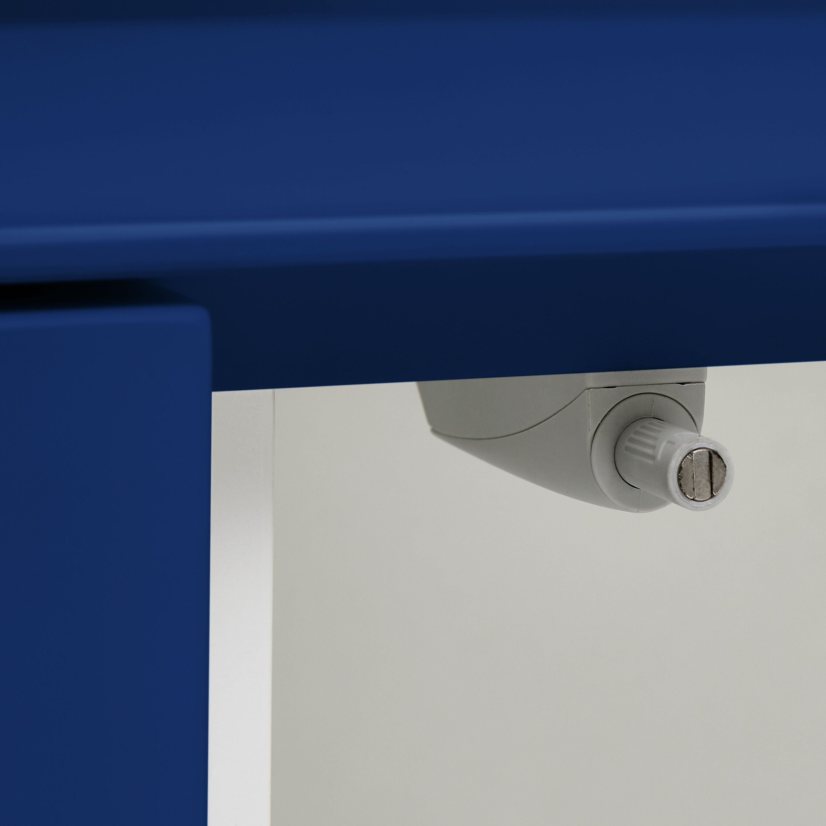 LUX Highboard - Blau / B: 100.0 cm x T: 46.0 cm x H: 111.5 cm