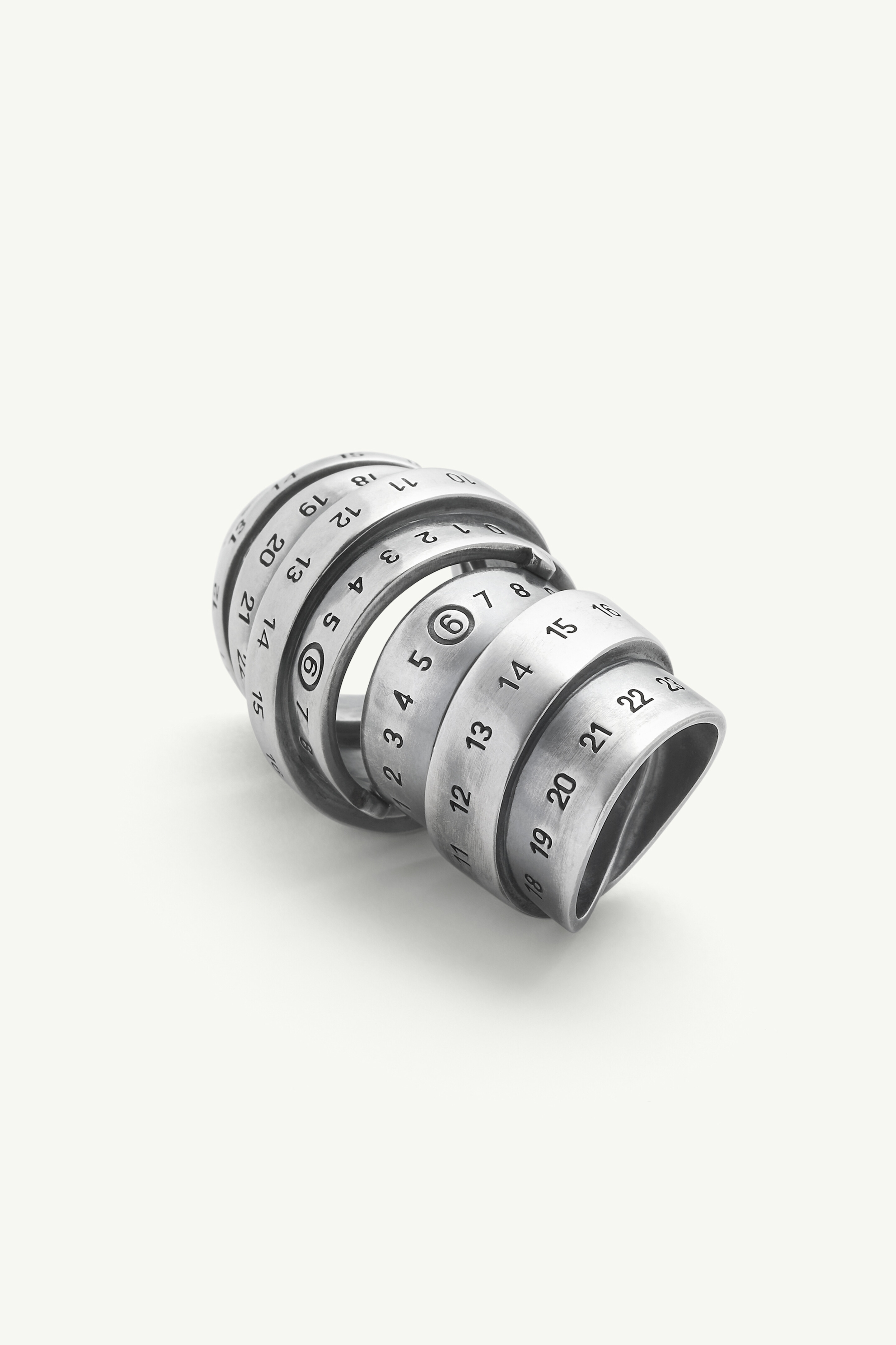 Minimal logo 4mm ring Argenté
