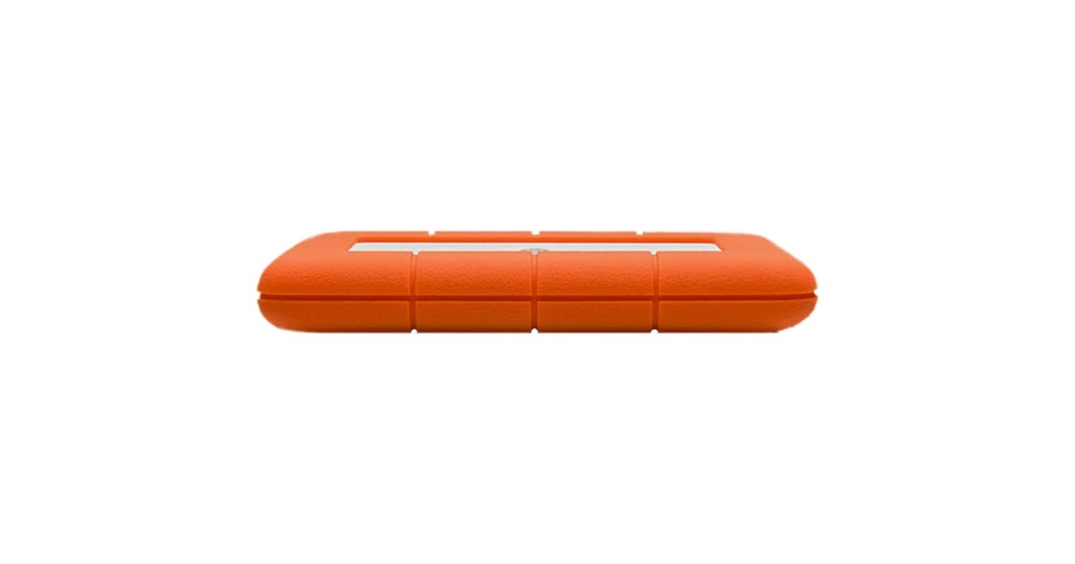 LaCieRugged Mini, 2 TB externe harde schijf  (Zilver/oranje, USB 3.0)