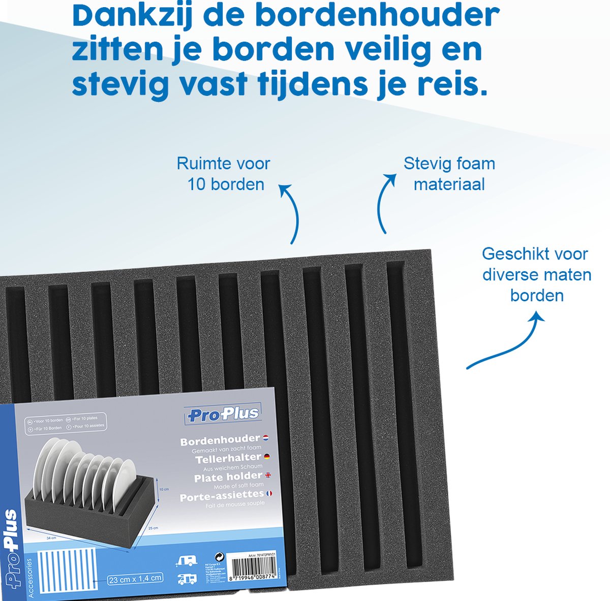 ProPlus bordenhouder - 34 x 25 x 14 cm