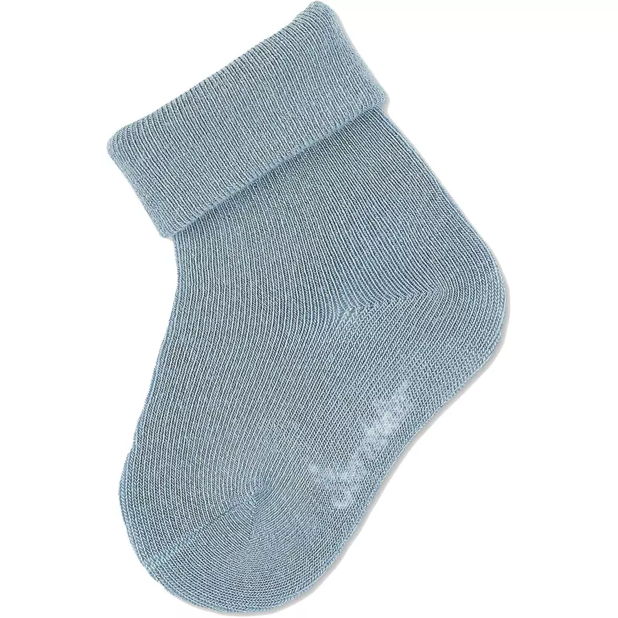 Sterntaler Baby-Söckchen 3er-Pack uni Bambus hellblau
