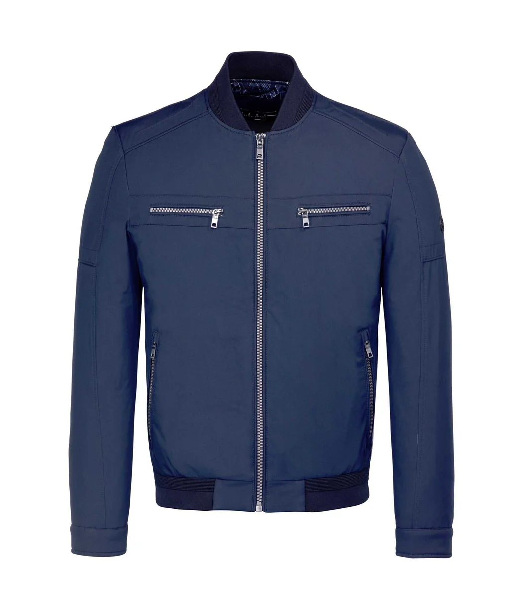 Blouson zippé sport marine 