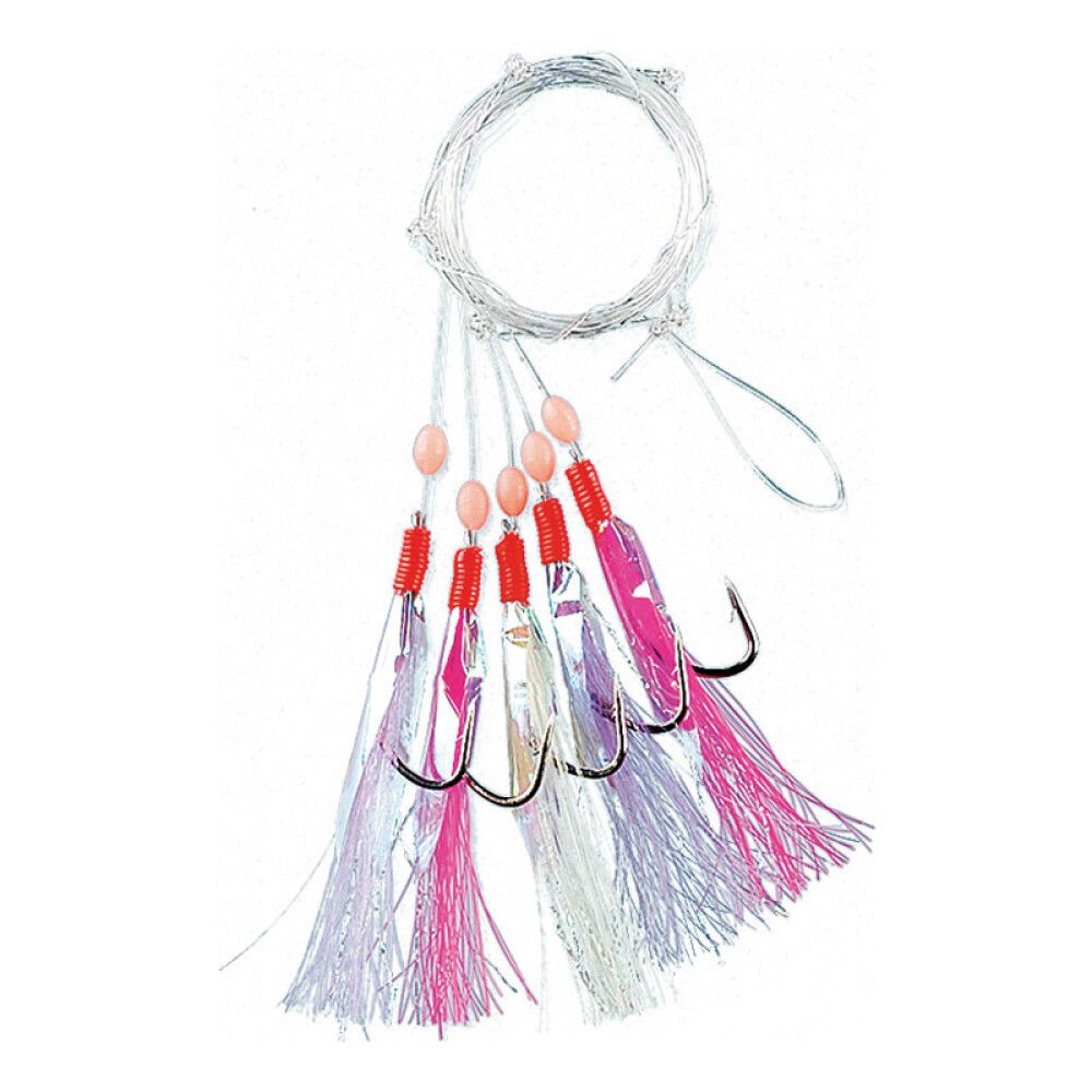 FISKEKROK FLADEN FJÆRHEKLE MULTICOLOUR FLASHSTR 7/0