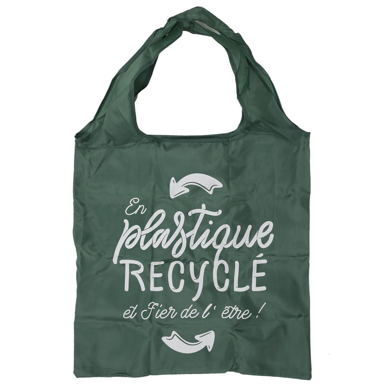 SAC SHOPPING PLIABLE RECYCLE 38X60CM