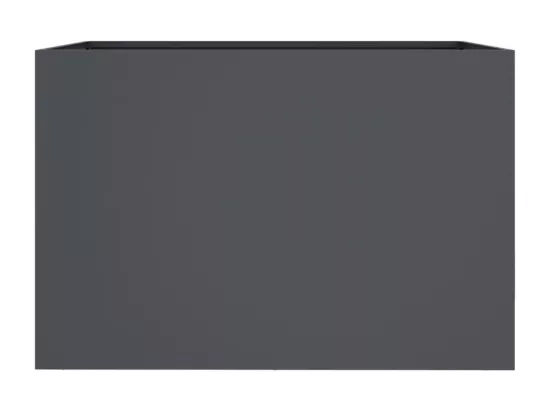 Jardinière anthracite 62x47x46 cm acier laminé à froid