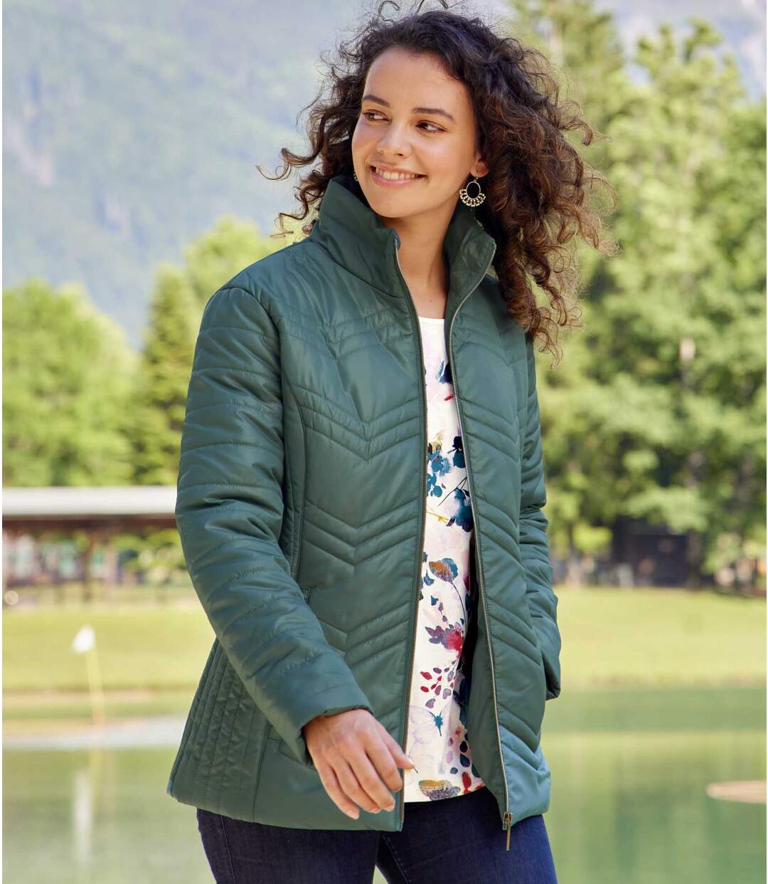 Doudoune Matelassée Irisée