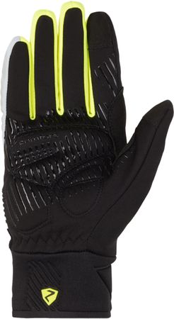 DIRICH TOUCH Unisex-Softshellhandschuhe  blackpoison yellow  XL=10