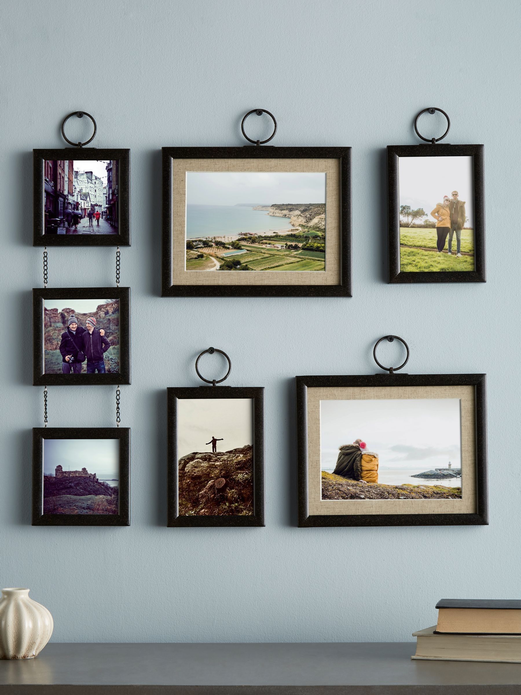 Set van 5 Salvage fotolijsten voor aan de wand