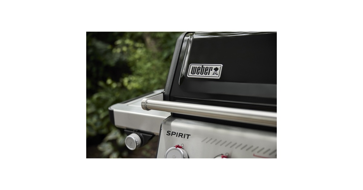 WeberSpirit EP-435 gasbarbecue  (Zwart, 4 branders met extra zijbrander)