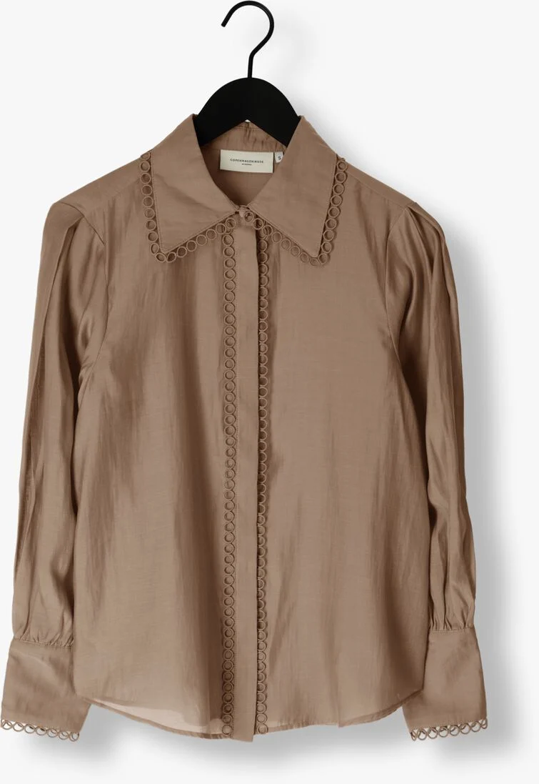 COPENHAGEN MUSE beige copenhagen muse blouse cmmolly-blouse