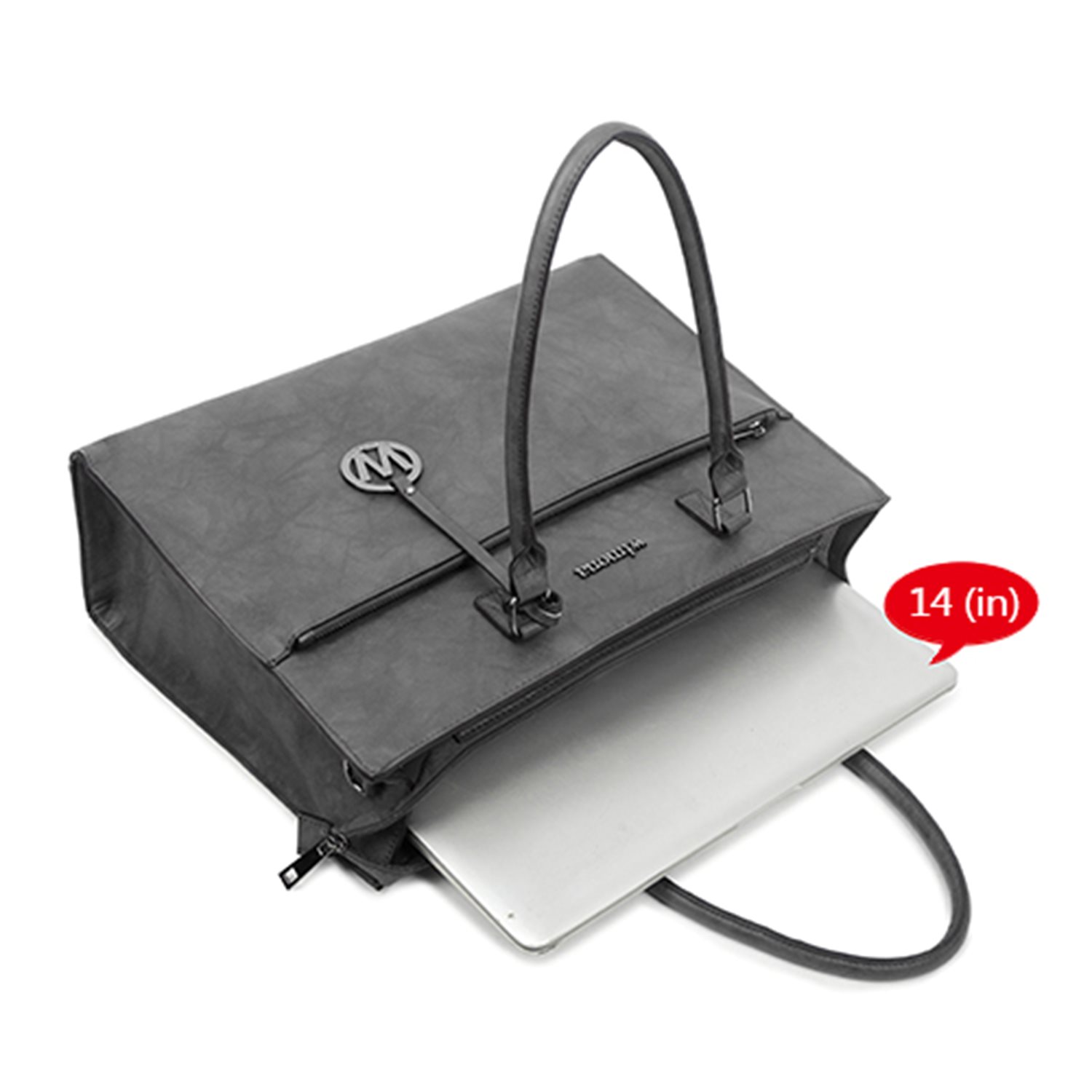 Wimona Franca 14'' Laptoptas grijs