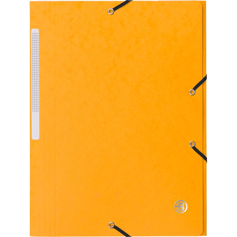 Chemise à élastique 3 rabats carte Bruneau 24 x 32 cm dos 2 cm couleurs assorties