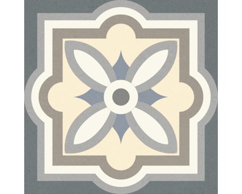 Porseleinen wand- en vloertegel Heritage tacogrijs in 76 verschillende designs 16,5 x 16,5 cm