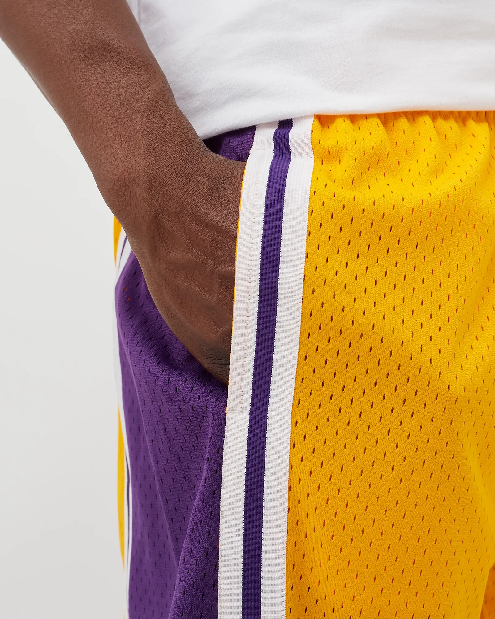 Mitchell & Ness NBA Swingman Shorts Los Angeles Lakers Home 1996-97