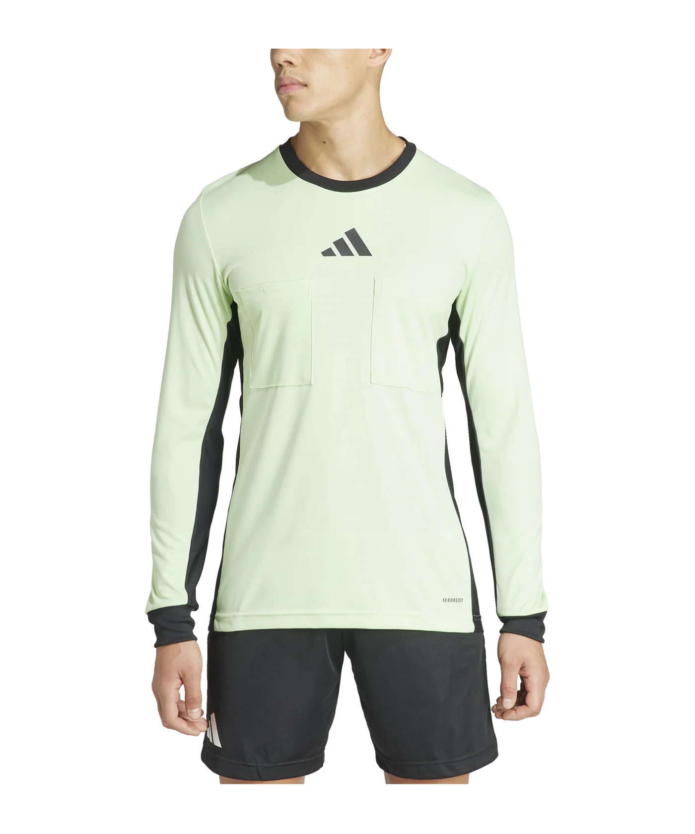 adidas Referee 24 Schiedsrichtertrikot langarm Grün