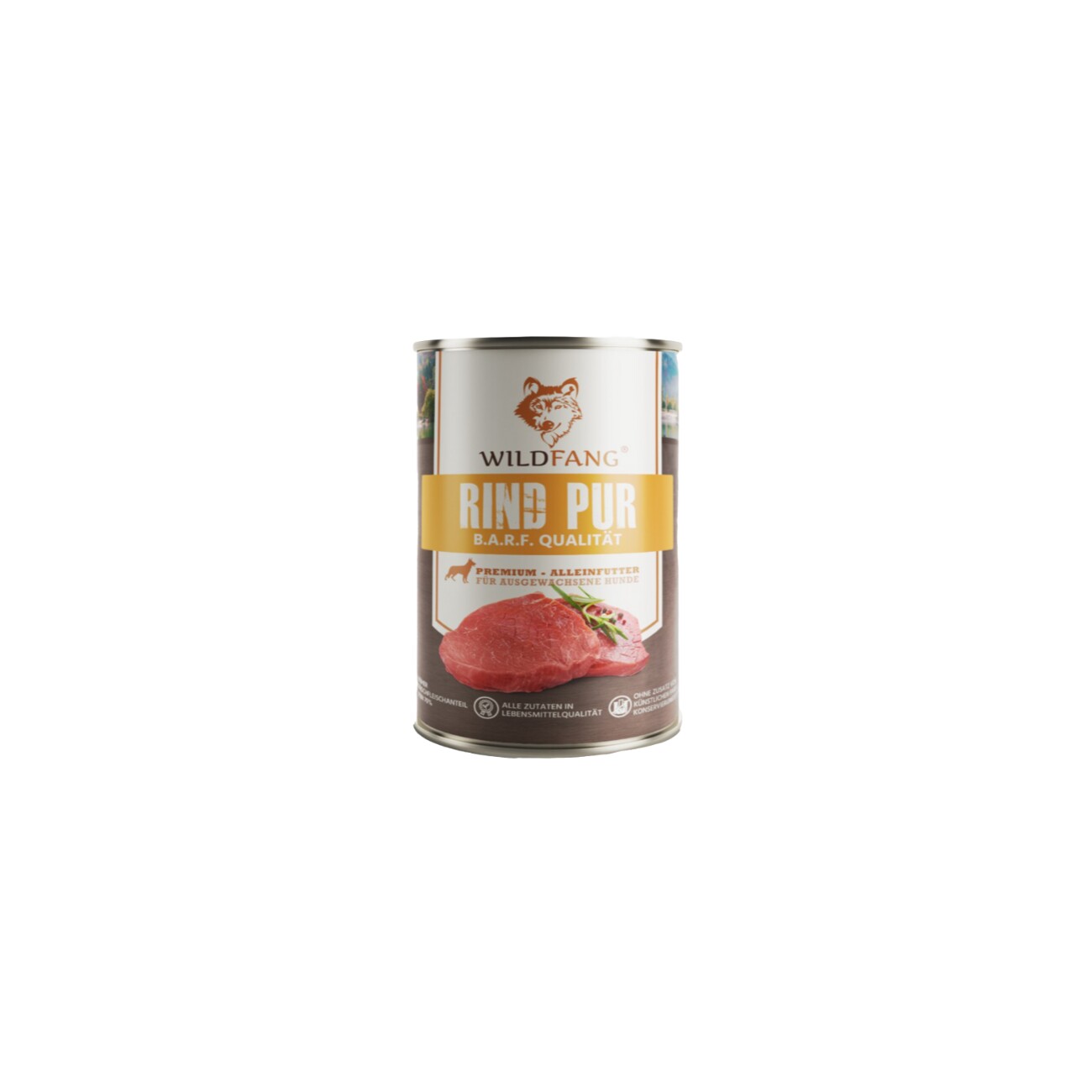 Wildfang ® Nassfutter Rind pur BARF 400 g