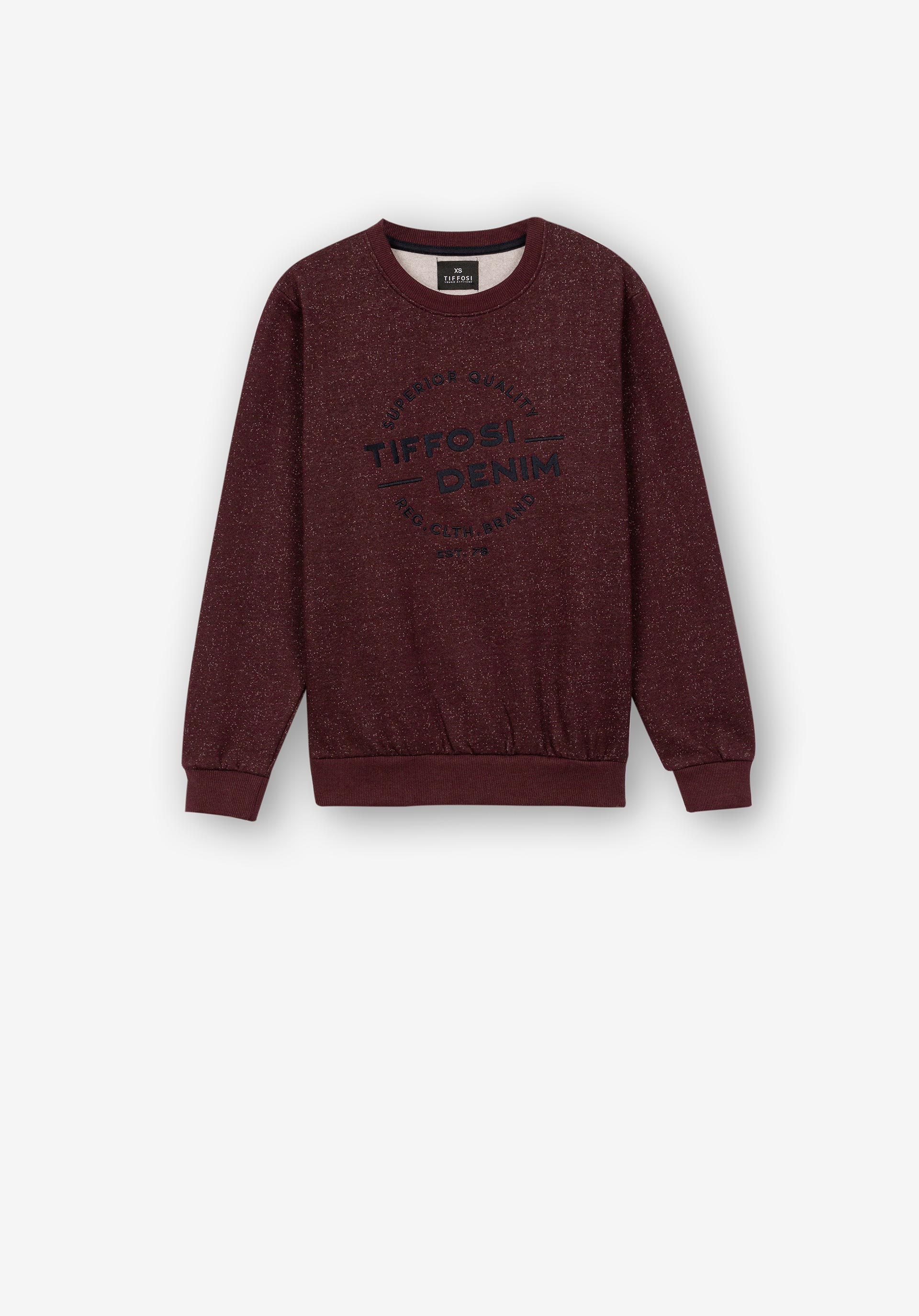 Sweatshirt com Bordado Frontal
