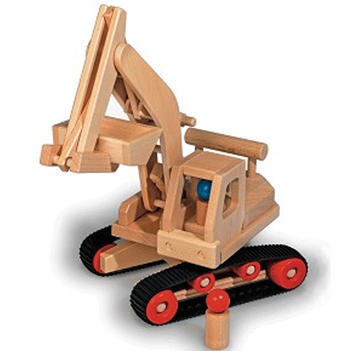Fagus houten graafmachine bestuurbaar 10.71
