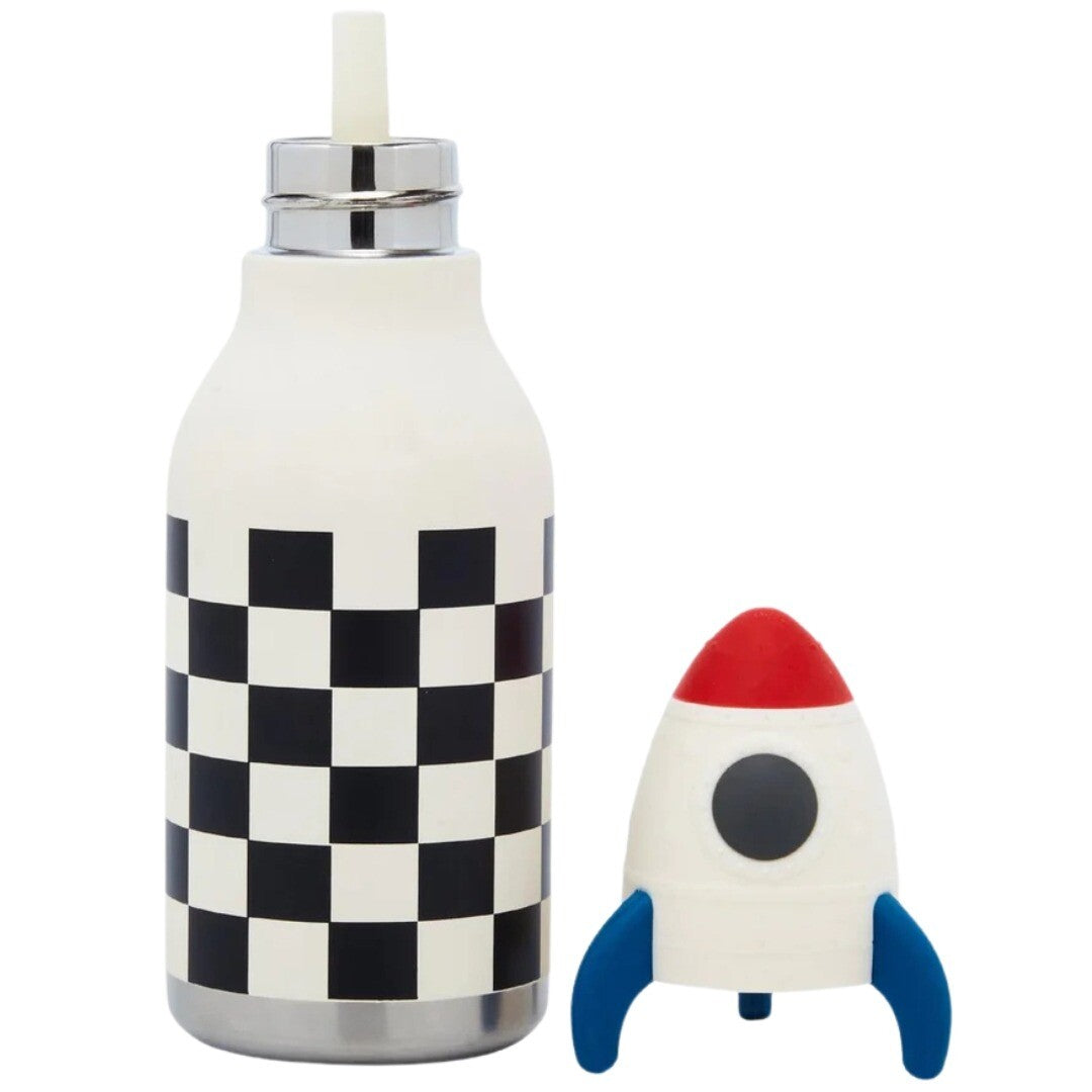 Asobu rvs drinkfles bestie - raket - 460 ml