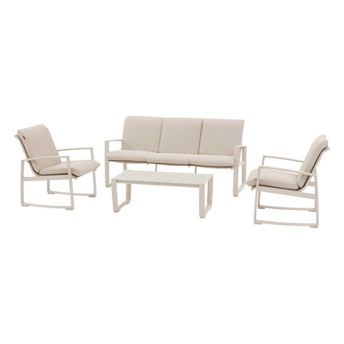 SALON BOREANE LIN ARGILE 5 PLACES