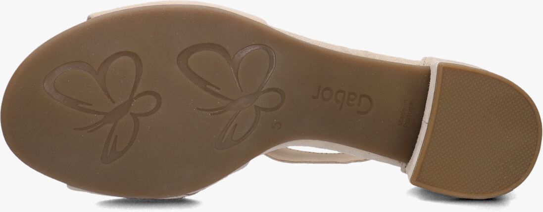 beige gabor sandalen met hak 902