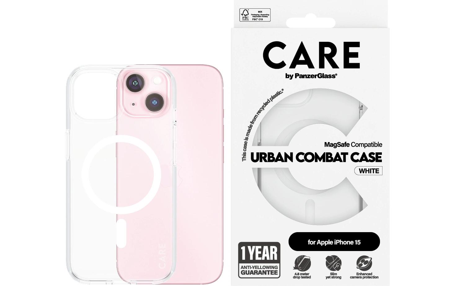 Back Cover Flagship iPhone 15 WeissSchutzhülle für das Apple iPhone 15