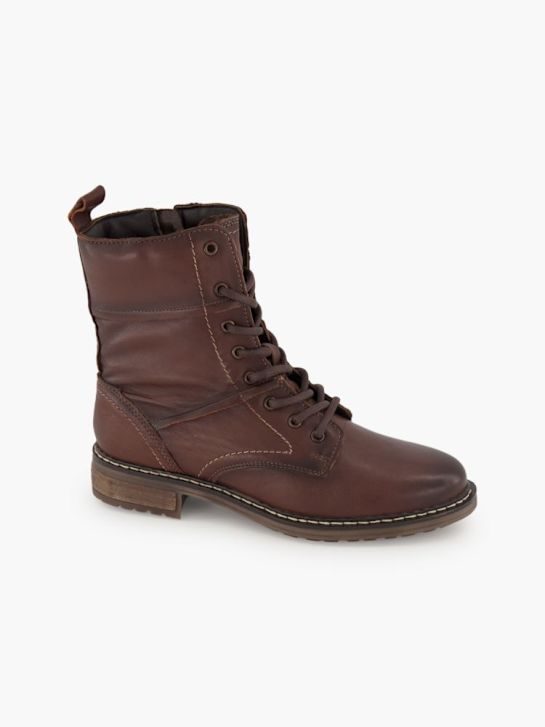 5th Avenue Schnür-Stiefelette Braun