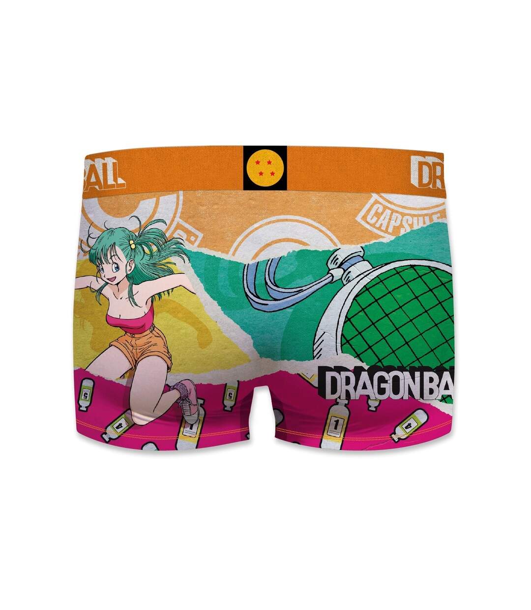 Boxer Homme Dragon Ball, Calecon Homme Stretch & Respirant (Lot de 4)