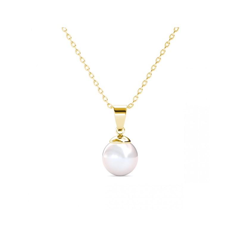Pendentifs Full Moon Pearl - Doré