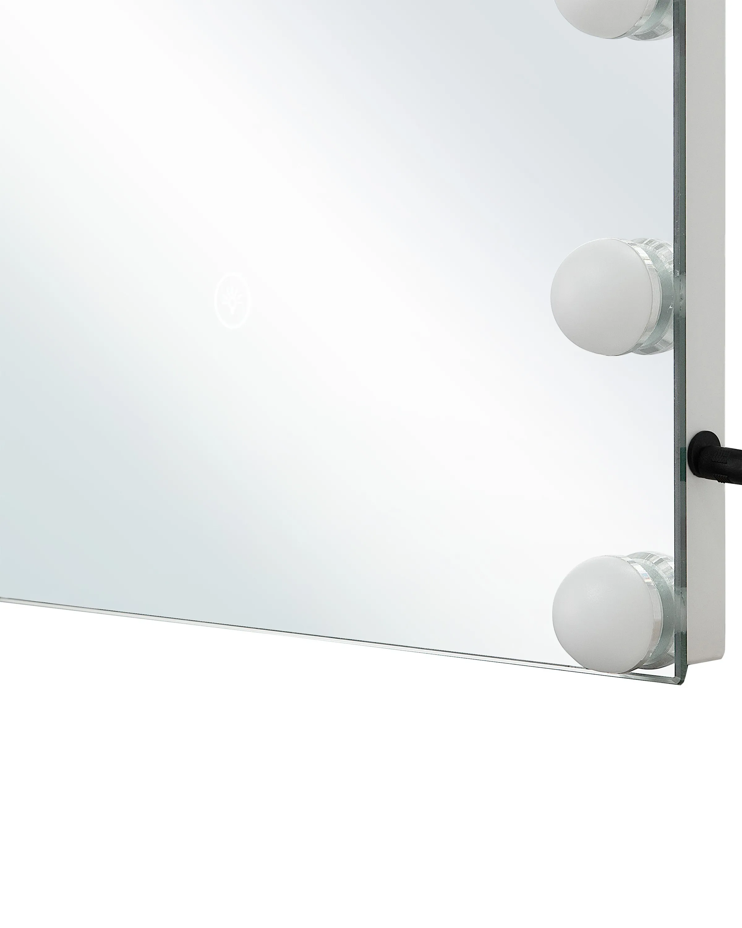 LED badkamerspiegel LUCENAY 40 cm 50 cm Zilver