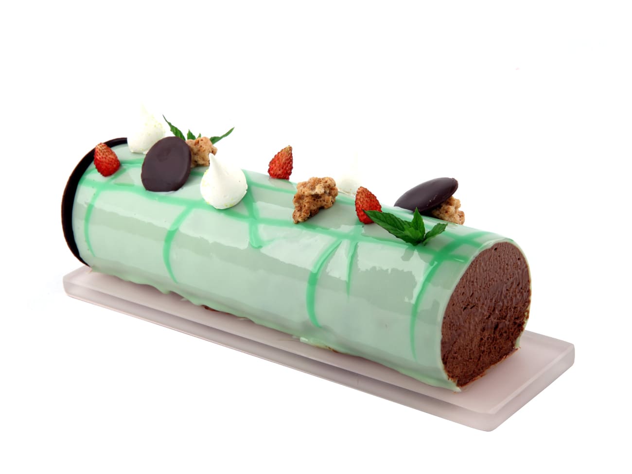 Moule à bûche Finger - longueur 56,5 cm - Ø 6 cm - Matfer