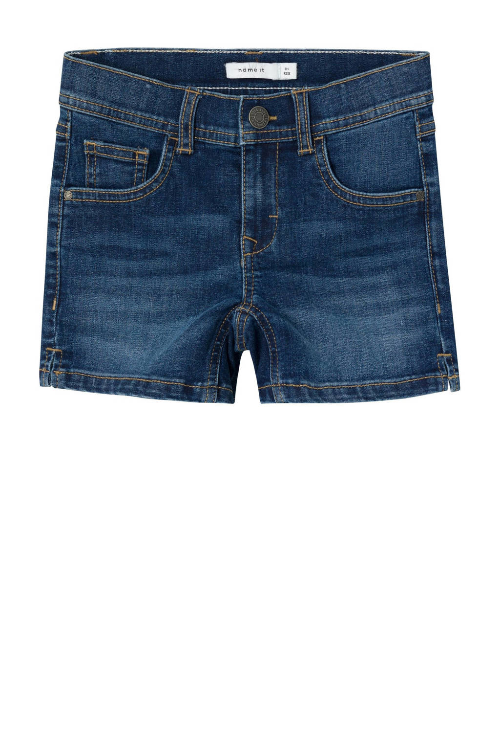 NAME IT slim fit denim short NKFSALLI dark blue denim