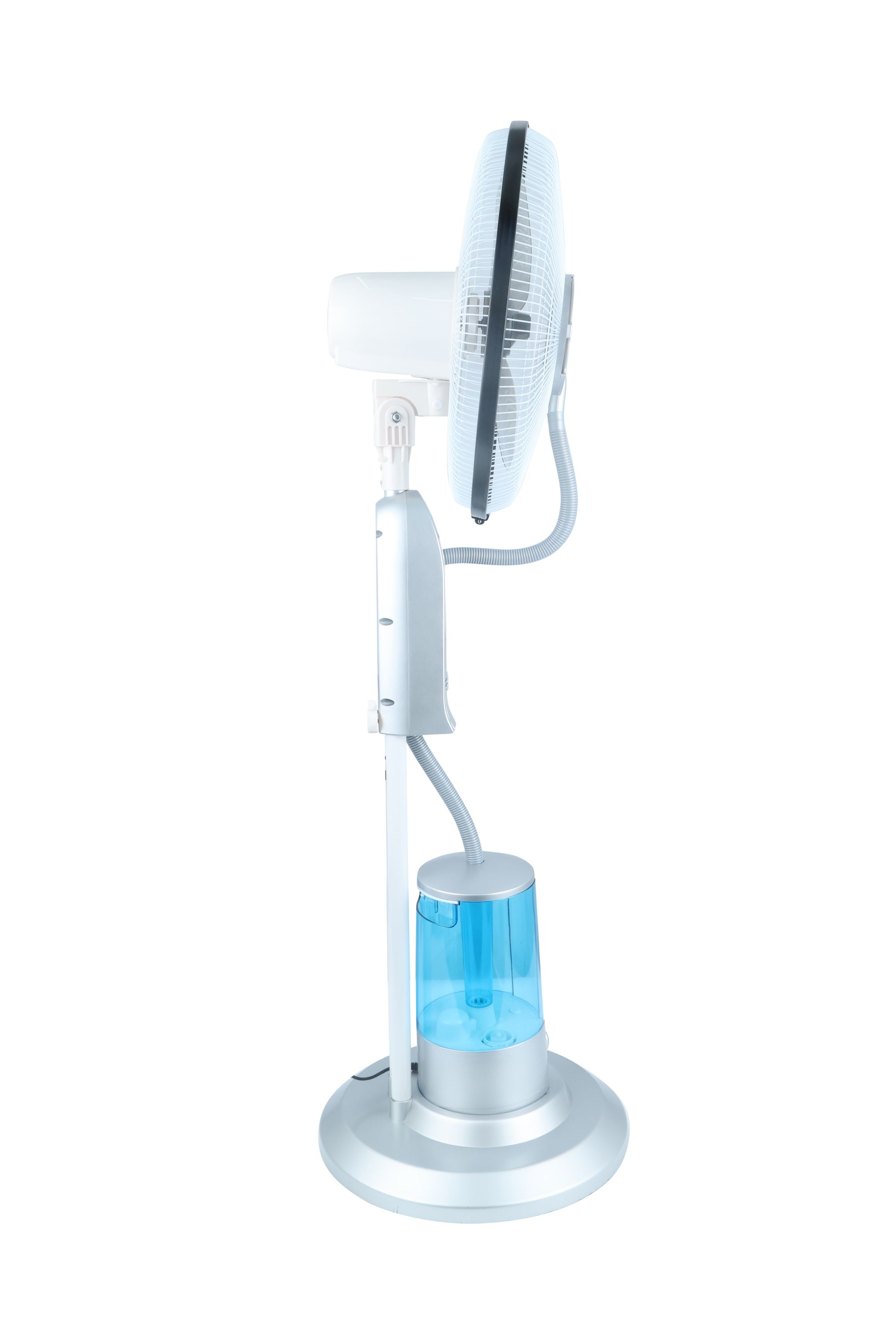 Standventilator mit Sprühnebel FOGGY silber