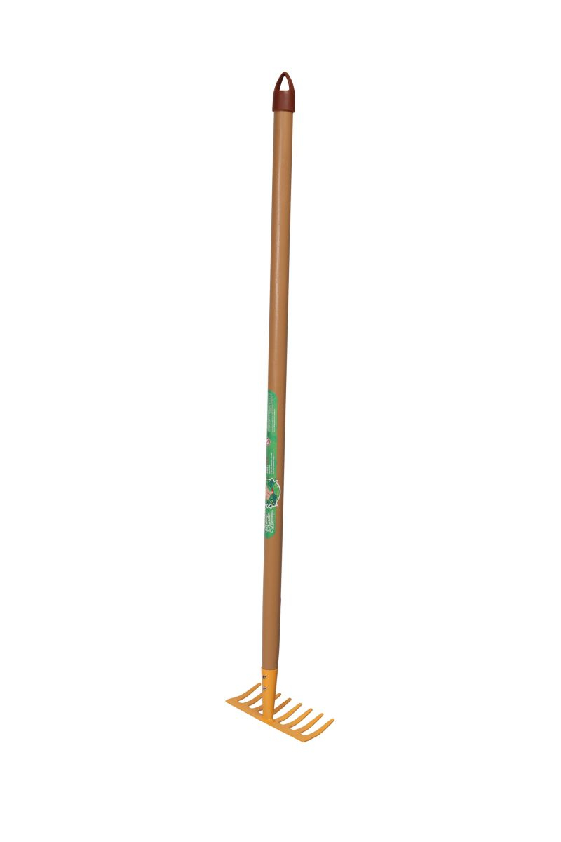 Râteau enfant métal manche bois