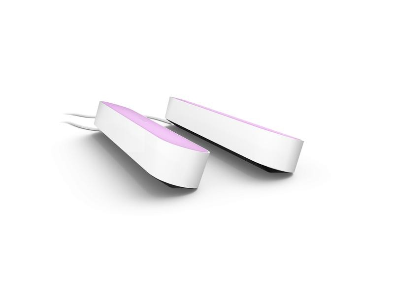 Philips Hue White & Color Ambiance Play 2er-Pack Lightbar B Hue Light Bar, Weiss (2 Stück)