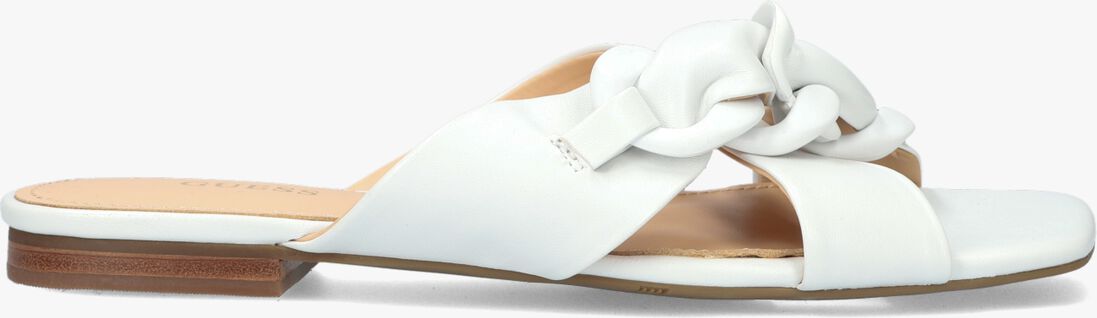 GUESS witte guess slippers sameya