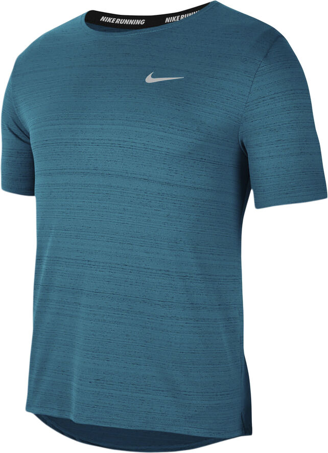 Nike Dri Fit Miler Lobe T Shirt Blå