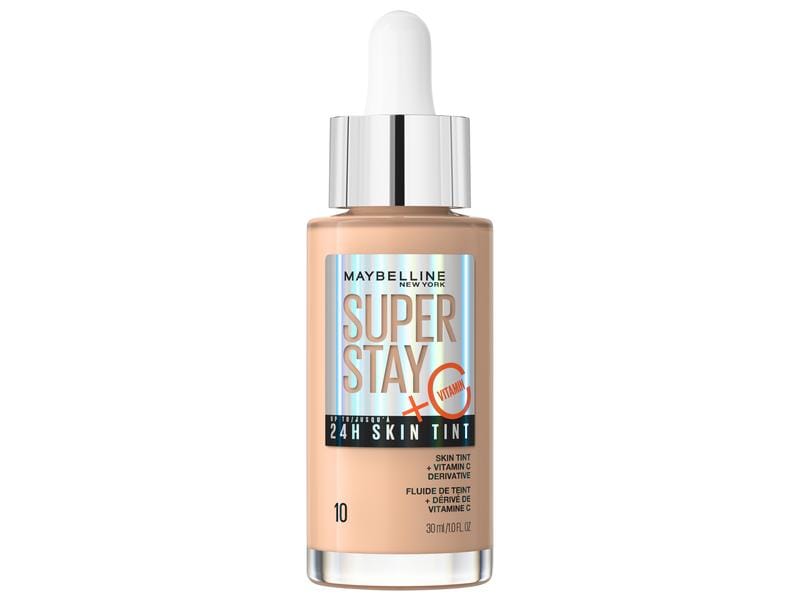 Maybelline Foundation Superstay 24H Glow 10 Ivory Leichtes Make-up für 24 Stunden lang strahlende Haut, ohne zu beschweren