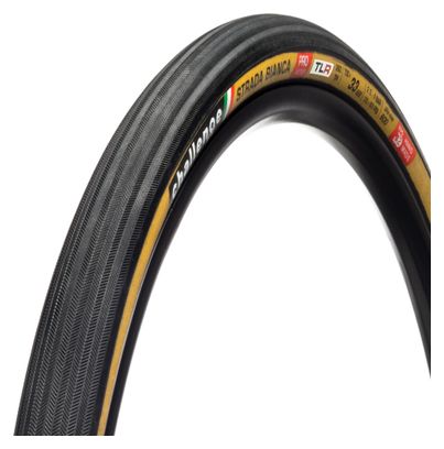 Pneu Challenge Strada Bianca Pro Tubeless Ready Souple Noir/Tan