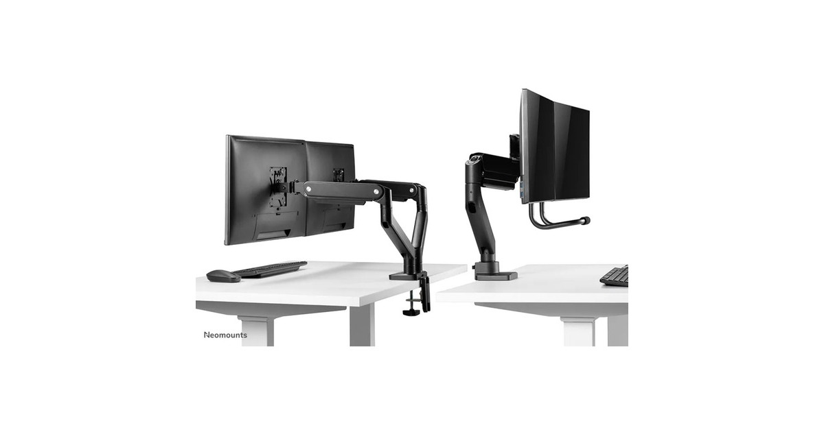 NeomountsDS75-450BL2 monitorarm  (Zwart)
