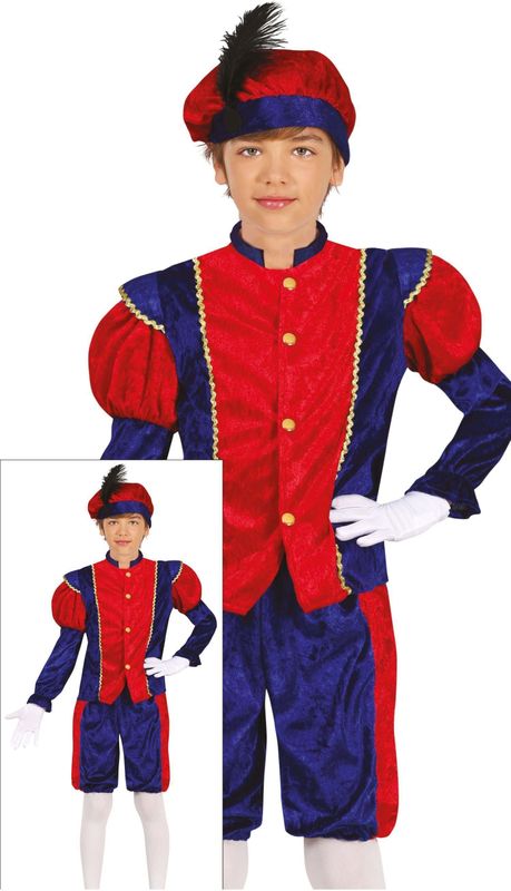 GUIRMA - Paginakostuum - Kinderen - Historische Vermomming - Multicolor - Polyester
