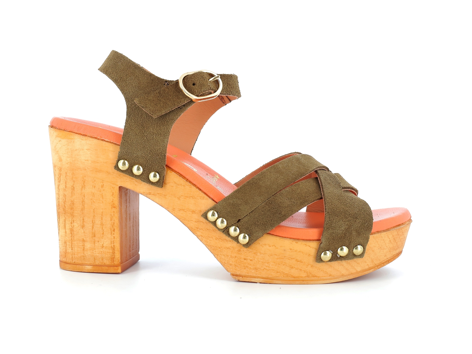 M brand-DALILA Nubuck Kaki